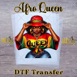 Load image into Gallery viewer, AFRO QUEEN READY TO PRESS TRANSFER