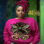 Load image into Gallery viewer, PRETTY GIRL MESSY BUN READY TO PRESS TRANSFER