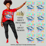 Load image into Gallery viewer, AW SHIP ITS A FAMILY SHIP (CRUISE) PREMADE GANG SHEET