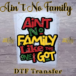 Load image into Gallery viewer, AINT NO FAMILY LIKE THE ONE I GOT READY TO PRESS TRANSFER