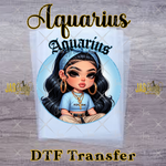 Load image into Gallery viewer, AQUARIUS GIRL READY TO PRESS TRANSFER