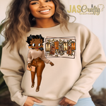 Load image into Gallery viewer, BETTY MELANIN READY TO PRESS TRANSFER