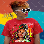 Load image into Gallery viewer, THEY NOT LIKE US BUTTERFLIES READY TO PRESS TRANSFER