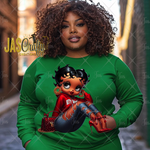 Load image into Gallery viewer, BETTY RED DESIGNER READY TO PRESS TRANSFER