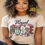 Load image into Gallery viewer, BLESSED NURSE READY TO PRESS TRANSFER