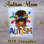 Load image into Gallery viewer, AUTISM MESSY BUN READY TO PRESS