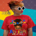 Load image into Gallery viewer, AUTISM MESSY BUN READY TO PRESS