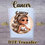 Load image into Gallery viewer, CANCER GIRL READY TO PRESS TRANSFER
