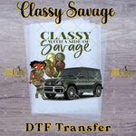 Load image into Gallery viewer, BETTY CLASSY SAVAGE READY TO PRESS TRANSFER