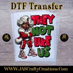 Load image into Gallery viewer, COOL GRANNY CLAUS B THEY NOT LIKE US READY TO PRESS TRANSFER