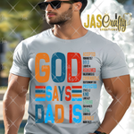 Load image into Gallery viewer, GOD SAYS DAD IS READY TO PRESS TRANSFER