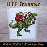Load image into Gallery viewer, SANTA DINO READY TO PRESS TRANSFER
