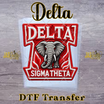 Load image into Gallery viewer, DELTA FAUX EMBROIDERY READY TO PRESS TRANSFER