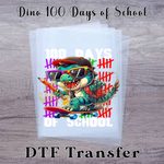 Load image into Gallery viewer, DINO 100 DAYS OF SCHOOL READY TO PRESS TRANSFER