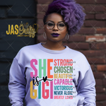 Load image into Gallery viewer, SHE GIGI READY TO PRESS TRANSFER