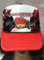 Load image into Gallery viewer, FALCONS GIRL TRUCKER HAT