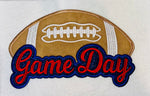 Load image into Gallery viewer, GAME DAY FOOTBALL APPLIQUE DGITAL FILE
