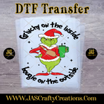 Load image into Gallery viewer, MEAN GREEN GUY ON THE INSIDE READY TO PRESS TRANSFER