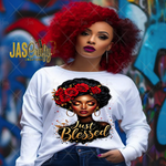 Load image into Gallery viewer, JUST BLESSED READY TO PRESS TRANSFER