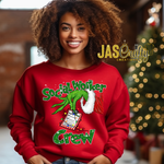 Load image into Gallery viewer, MEAN GREEN GUY SOCIAL WORKER CREW SHIRT