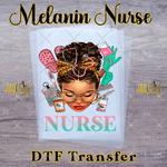 Load image into Gallery viewer, MELANIN NURSE READY TO PRESS TRANSFER