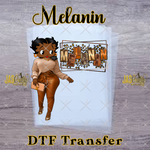 Load image into Gallery viewer, BETTY MELANIN READY TO PRESS TRANSFER