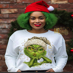 Load image into Gallery viewer, MRS. LEOPARD MEAN GREEN GUY READY TO PRESS TRANSFER