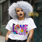 Load image into Gallery viewer, LOVE NAILS READY TO PRESS TRANSFER