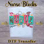 Load image into Gallery viewer, NURSE BLOCKS READY TO PRESS TRANSFER