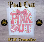 Load image into Gallery viewer, PINK OUT BOW READY TO PRESS TRANSFER