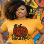 Load image into Gallery viewer, CROCHET THANKFUL PUMPKIN READY TO PRESS TRANSFER