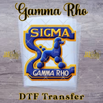 Load image into Gallery viewer, GAMMA RHO FAUX EMBROIDERY READY TO PRESS TRANSFER