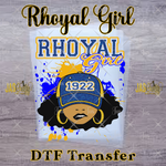 Load image into Gallery viewer, RHOYAL HAT GIRL 1922 READY TO PRESS TRANSFER