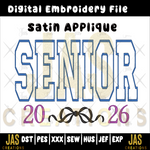 Load image into Gallery viewer, SENIOR 2026 APPLIQUE DIGITAL FILE
