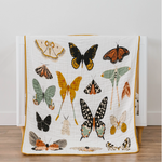 Load image into Gallery viewer, BUTTERFLY COTTON MUSLIN BABY QUILT