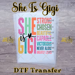 Load image into Gallery viewer, SHE GIGI READY TO PRESS TRANSFER