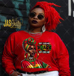 Load image into Gallery viewer, BLACK NO SUGAR NO CREAM READY TO PRESS TRANSFER