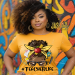 Load image into Gallery viewer, TEACHER LIFE MESSY BUN SHIRT