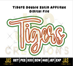 Load image into Gallery viewer, DOUBLE SATIN TIGERS APPLIQUE DIGITAL FILE