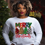 Load image into Gallery viewer, MERRY CHRISTMAS TREES READY TO PRESS TRANSFER