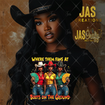 Load image into Gallery viewer, WHERE THEM FANS AT READY TO PRESS TRANSFER