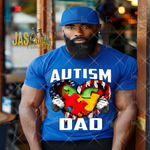 Load image into Gallery viewer, AUTISM DAD HERO SHIRT