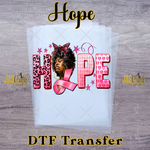 Load image into Gallery viewer, BREAST CANCER HOPE LADY READY TO PRESS TRANSFER