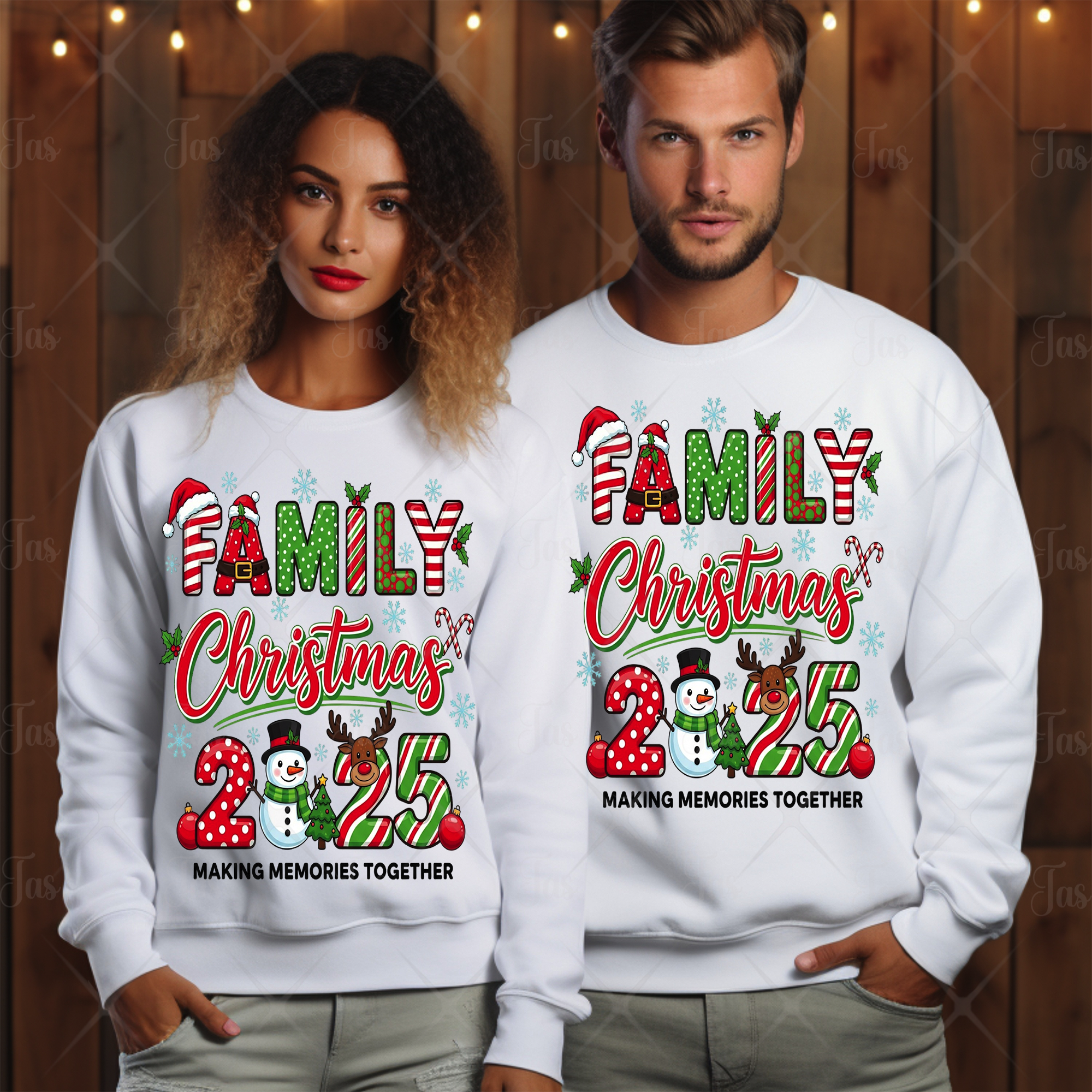 FAMILY CHRISTMAS MEMORIES DTF GANG SHEET