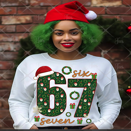 SIX SEVEN CHRISTMAS DTF GANG SHEET