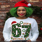 Load image into Gallery viewer, SIX SEVEN CHRISTMAS DTF GANG SHEET
