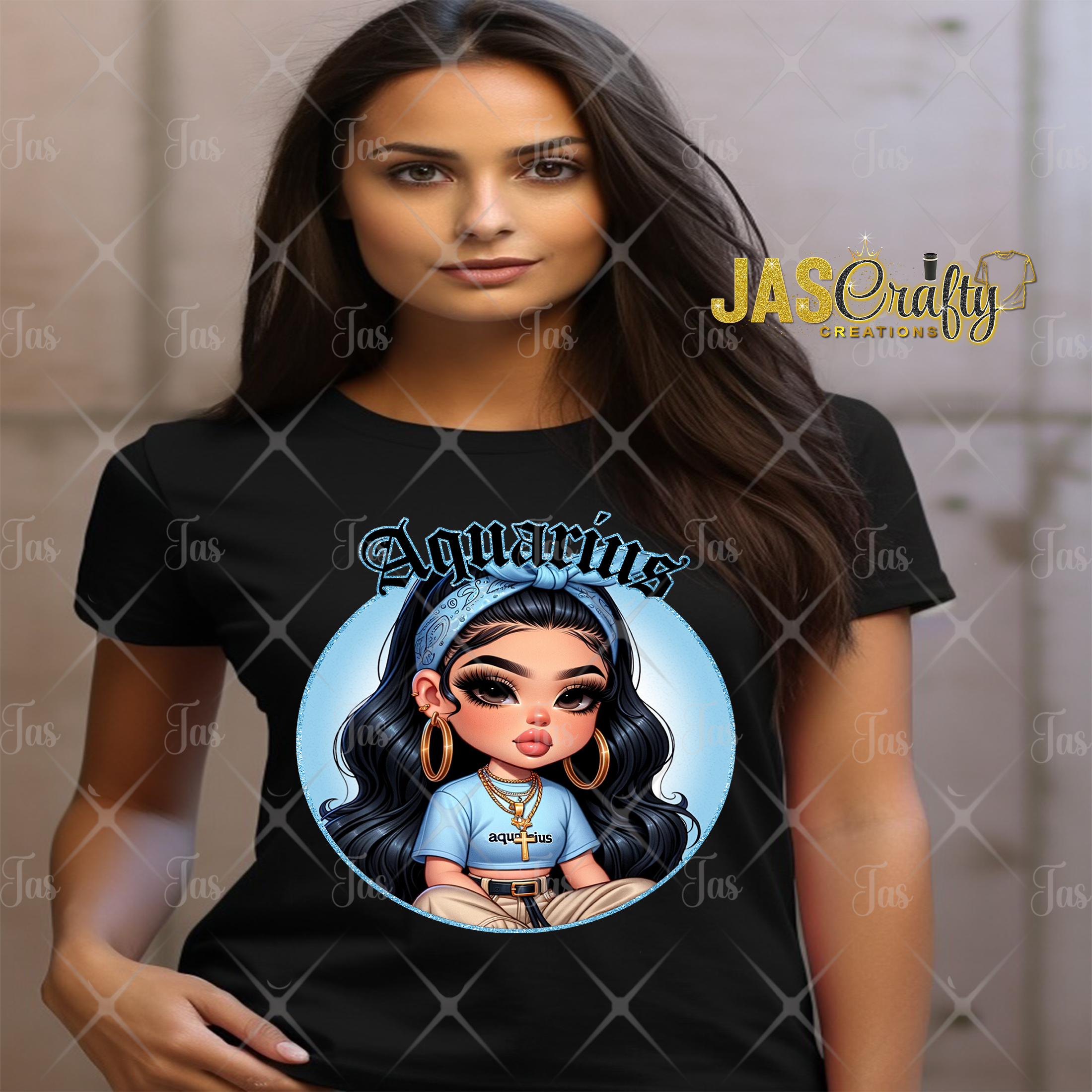 AQUARIUS GIRL READY TO PRESS TRANSFER