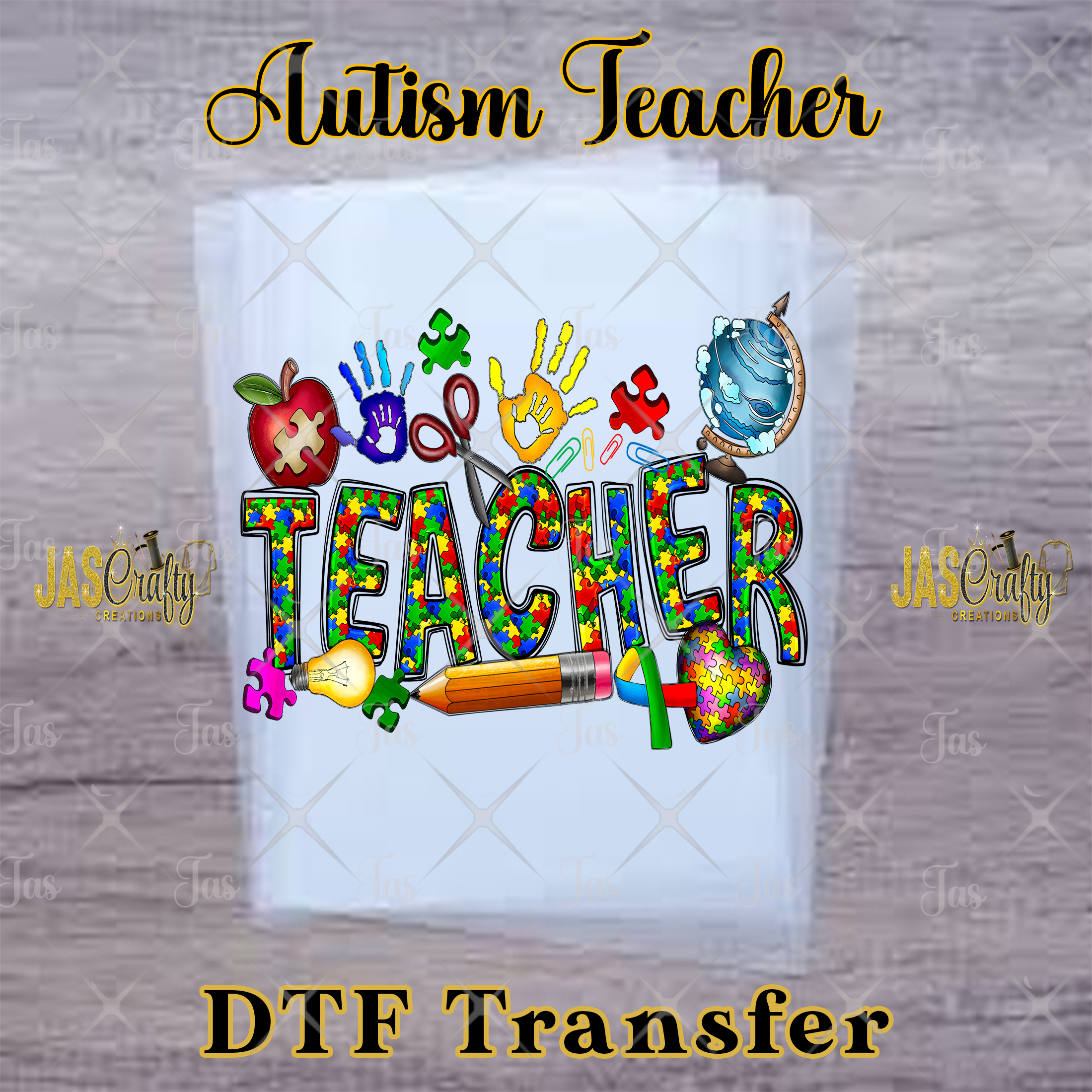 AUTISM TEACHER SUPPLIES READY TO PRESS