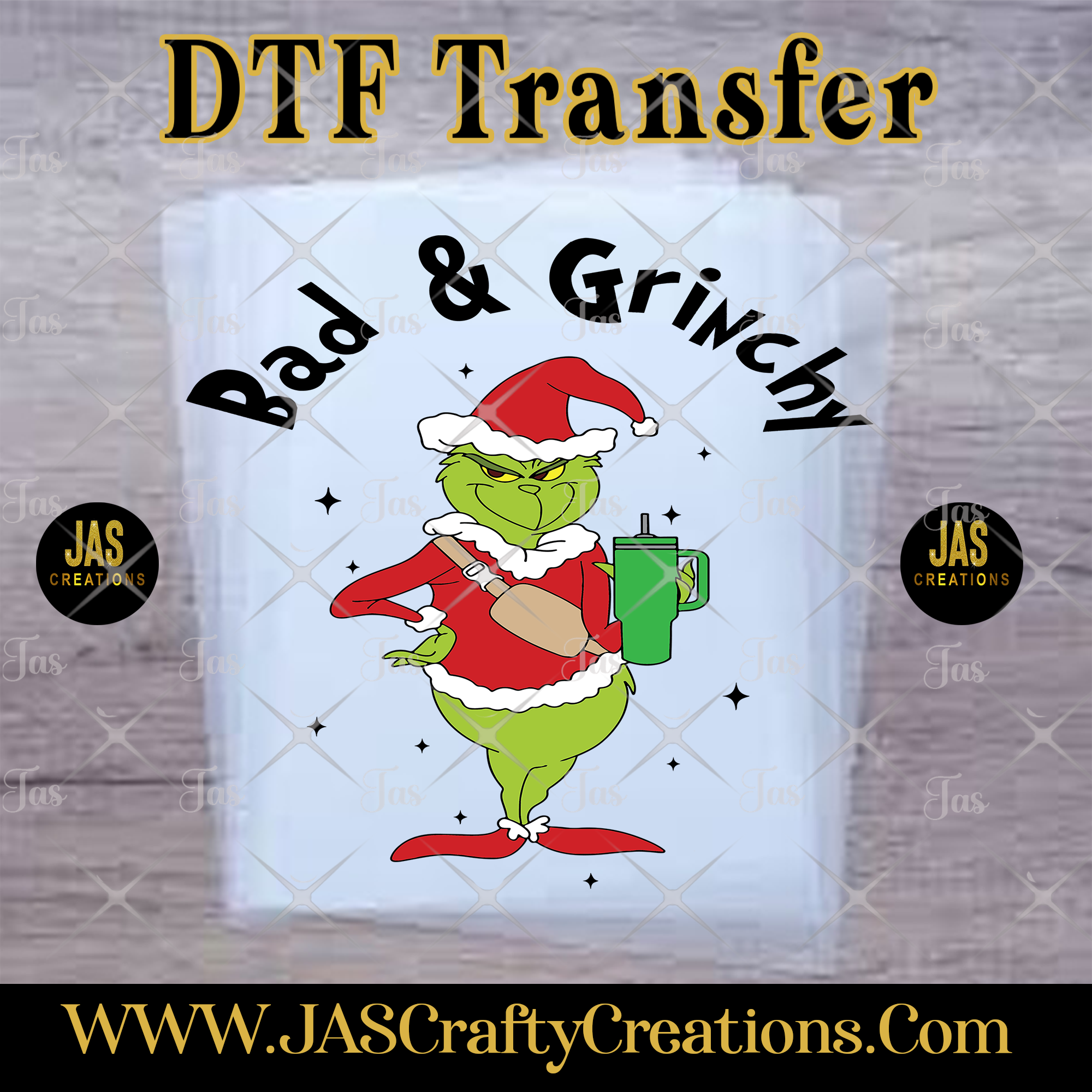 MEAN GREEN GUY BAD READY TO PRESS TRANSFER