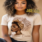 Load image into Gallery viewer, BLACK QUEEN GEMINI TSHIRT

